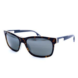 Maui Jim MJ 284-57 Havana Rectangle Sunglasses Gray Polarized Lenses 55mm